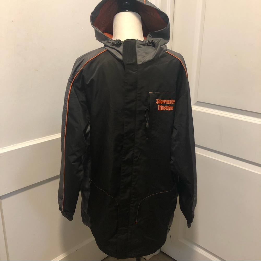 Jagermeister mens windbreaker raincoat size small
